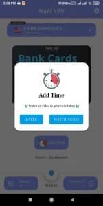 What does add time mean in the material of VPN? - Method of installing the MADI VPN app in Android