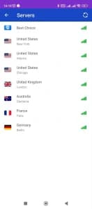 The most server from the US - How to run Falcon VPN on mobile