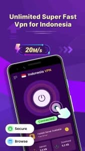 وی پی ان اندونزی Indonesia VPN یک ابزار کارآمد برای دسترسی به اینترنت بدون محدودیت است. که امکان دریافت آی‌ پی کشور اندونزی را فراهم می‌ کند. این برنامه با یک کلیک به سرور های سریع و رایگان اندونزی متصل می‌ شود و امکان دسترسی به وب‌ سایت‌ ها و اپلیکیشن‌ های مسدود شده را می‌ دهد. کاربران می‌ توانند از این سرویس برای حفظ حریم خصوصی، امنیت آنلاین و دور زدن محدودیت‌ های جغرافیایی استفاده کنند. و کاربران براحتی می تواند از آن استفاده کنند. زیرا دارای ویژگی های قدرتمندی درون خود می باشد.  این وی پی ان قدرتمند علاوه بر ایجاد امنیت بالا از طریق رمزنگاری داده‌ ها، سرعت بالایی را نیز در اتصال ارائه می‌ دهد. و مناسب استفاده در شبکه‌ های اجتماعی، بازی‌ های آنلاین، و مرور وب است. برخی از نسخه‌ های این فیلتر شکن به صورت رایگان ارائه می‌ شوند و با احترامی به حریم خصوصی کاربران همراه هستند، که این امر موجب شده محبوبیت بالایی بین کاربران پیدا کند. برای استفاده از این نرم افزار هر فردی براحتی می تواند با دانلود کردن آن براحتی می توانند به آن دسترسی داشته باشند.  - دانلود مستقیم وی پی ان اندونزی Indonesia VPN